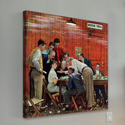 " Jury " by Norman Rockwell