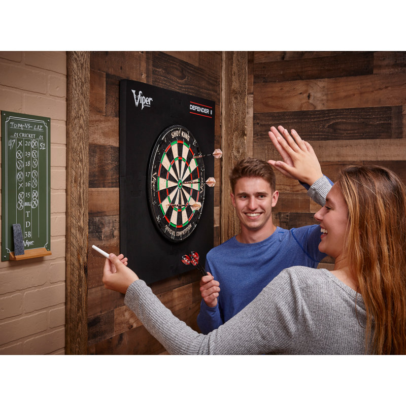 Viper Small Cricket Chalk Dart Scoreboard, 15.5" H x 7.6" W x 1.2" D
