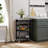 Kitchen Island Cart With Stainless Steel Tabletop And Mobility