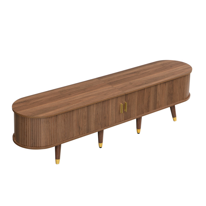 TV Stand for TVs up to 65", Brown