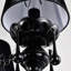 Lustre 3 lumières noir vif
