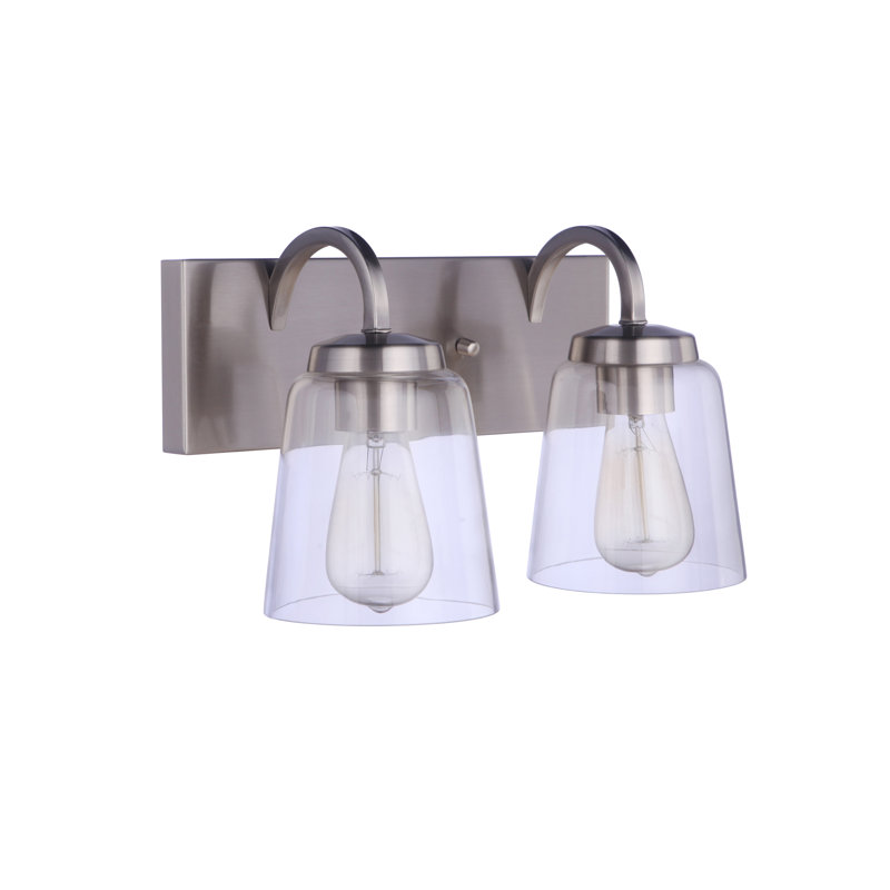 Meuble-lavabo H 9 po x l 14 po x P 7,5 po, Nickel brossé