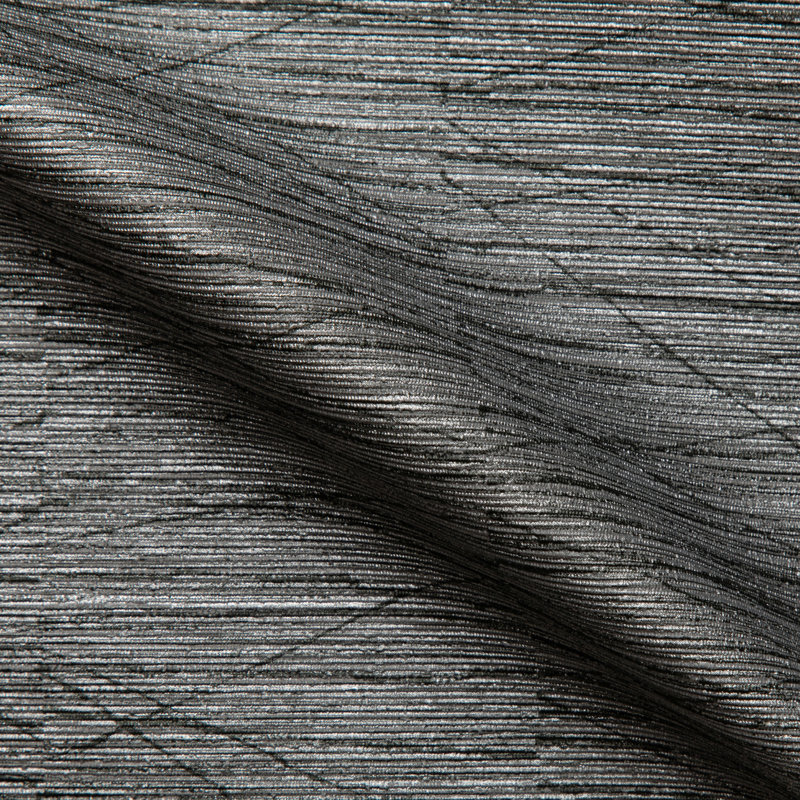 3' L x 54" W Wallpaper Roll, Gray/Charcoal