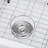 White Quartz Bar Sink - 18" Length X 16" Width Stain & Construction With Grid Heat 18"X16" Scratch Functional Design Bottom And Strainer