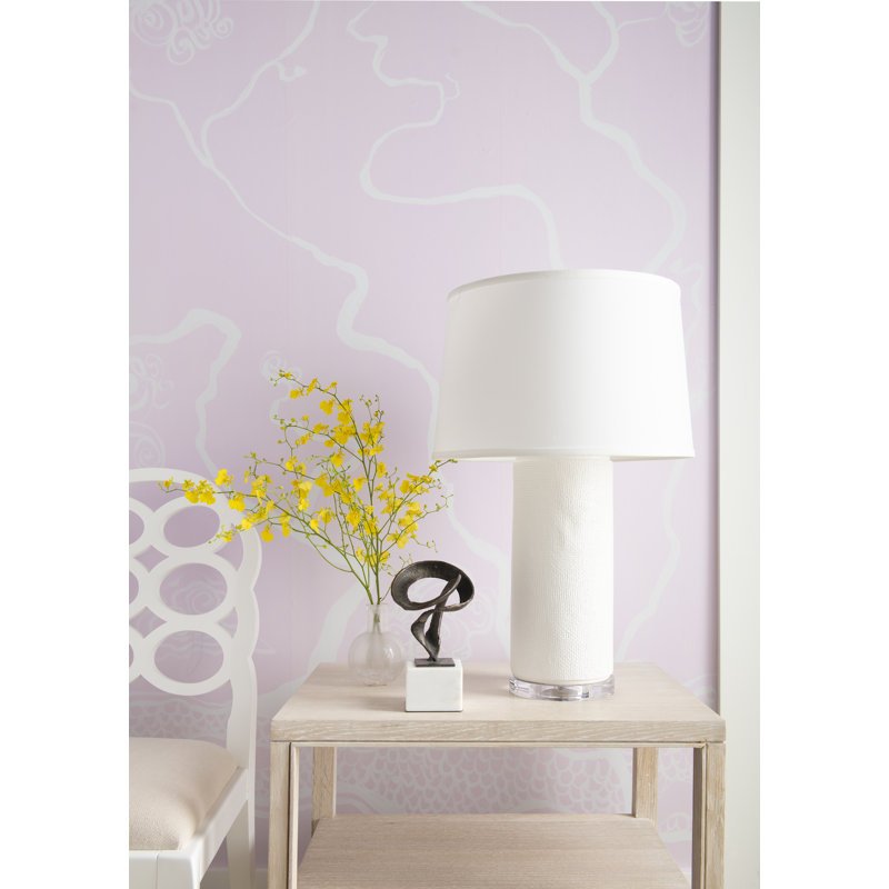 Cleo Table Lamp, White