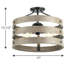 Luminaire suspendu cylindrique à 3 lumières Kingsley-1493774968