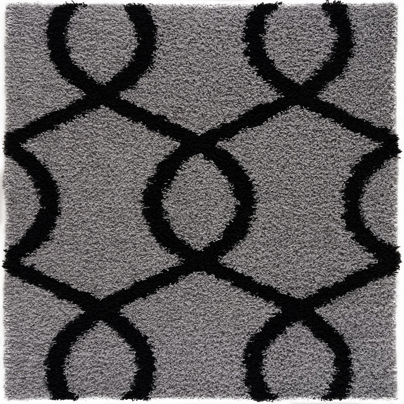 Tapis gris / noir Barrow, 5' x 7'