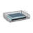 Mind Reader Stackable Paper Tray, Desktop Organizer, File Storage, Metal, 13.25"L x 9.75"W x 6.25"H, 2 Pieces, Silver-38407883