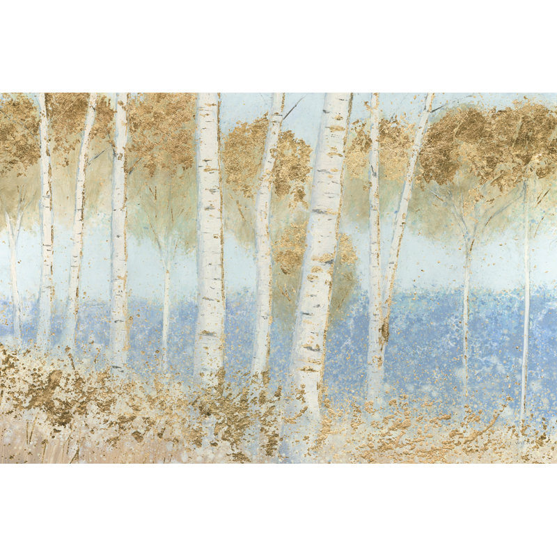 Summer Birches by James Wiens - Wrapped Canvas Painting, 51cm H x 76cm W