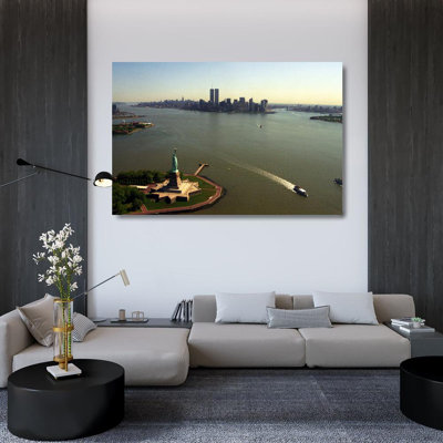 New York City Twin Towers Skyline