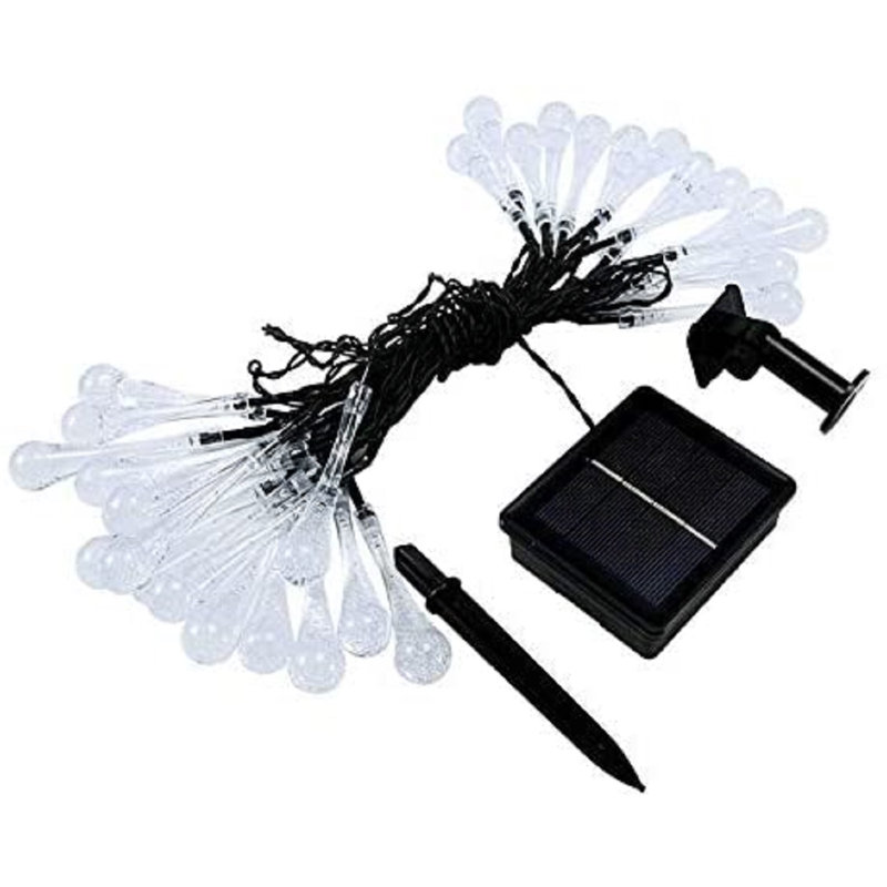 Guirlande de 30 lumières DEL Rosiclare, Blanc