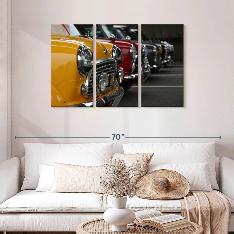 Collection Vintage Mini Cooper, H 28 po x l 45 po