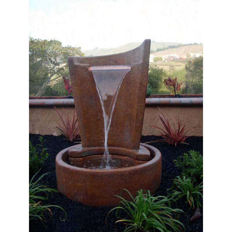 Eclipse Sculptural Fountain, Amber