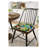 2-Pack Green U-Shaped Outdoor Patio Chair Cushions, Water-Repellent Thick Seat Pads