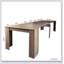 Table console extensible multifonctionnelle à longueur réglable pour des repas polyvalents et un gain d'espace à la maison