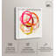 Décoration murale abstraite «Playful Scribble III Shadowbox» par Art Remedy, cadre blanc, 30 x 36-551271292-551271294