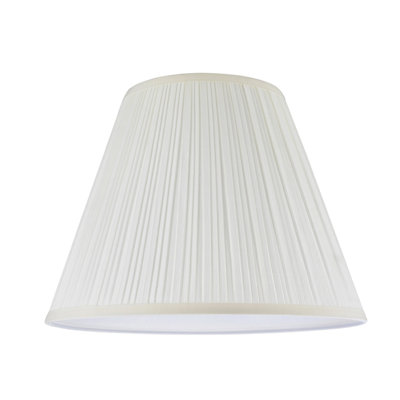 Abat-jour empire en coton blanc cassé 11 po H