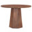 Koi 42"  Round Dining Table in Handmade Ambre Brown Mango Wood with Pedestal Base