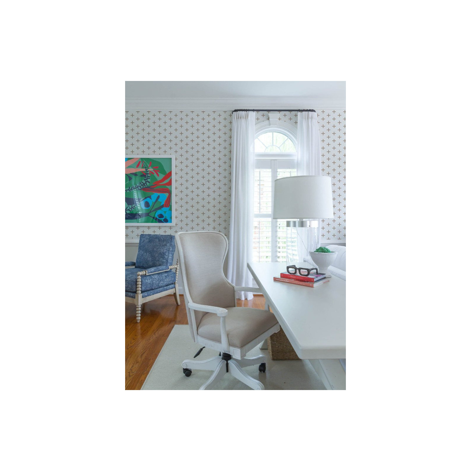 Mrs Paranjape Papers Modern Geometric Peel & Stick Wallpaper, Truly Taupe, Non-pasted