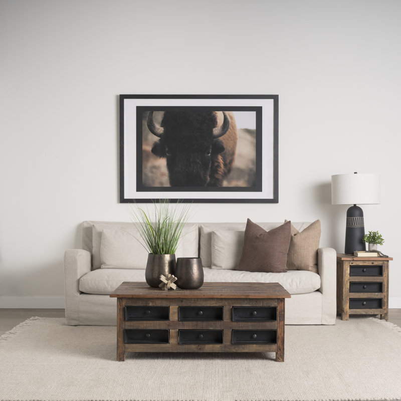 Haruto Brown Solid Wood Abstract Geometric Tabletop Sculpture, 5.7" H x 7.1" W x 7.1" D