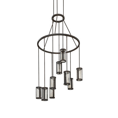 48" Wide Cartier 9 Light Chandelier