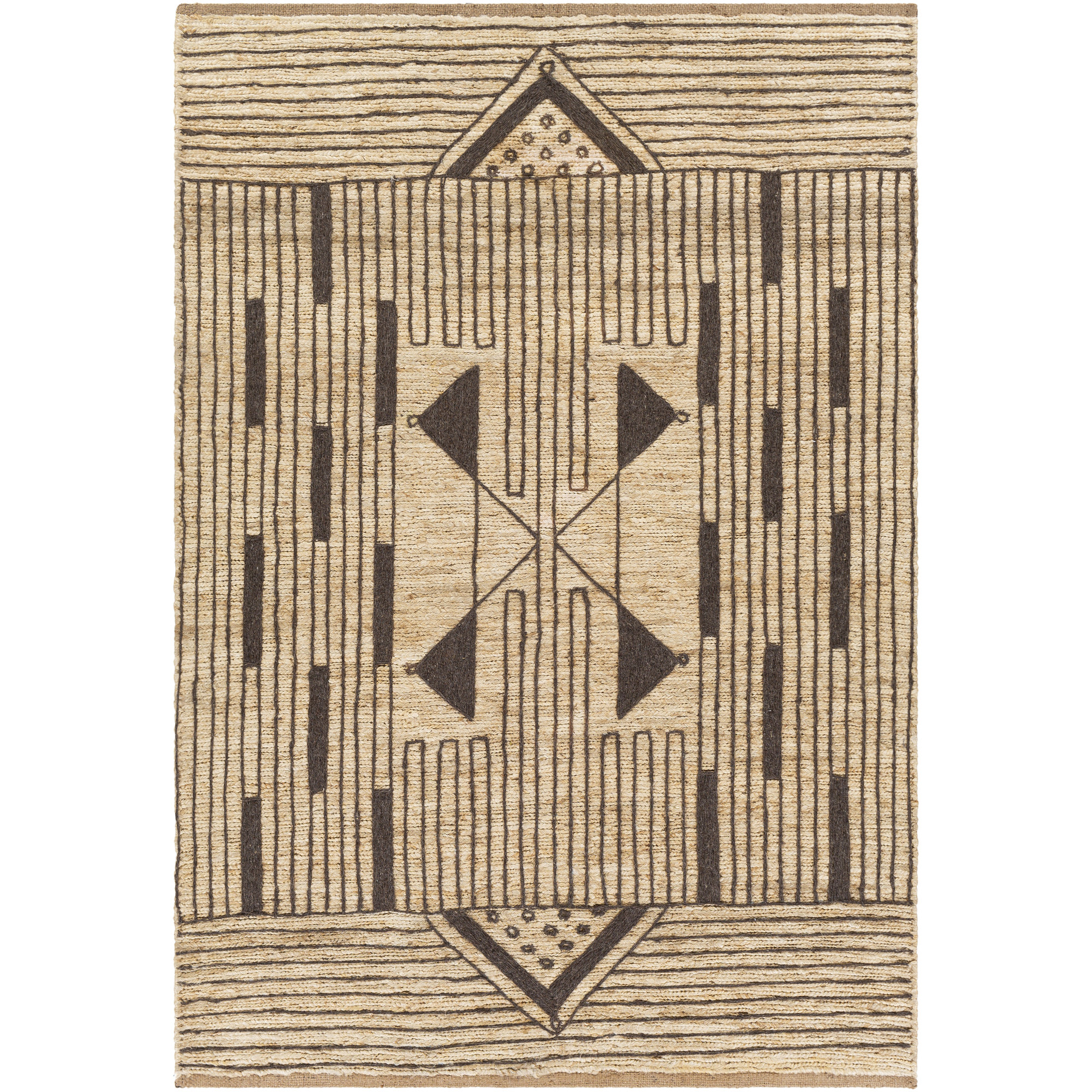 Boman Handmade Rug, Rectangle 8' x 10'
