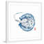 «Stingray Blue», reproduction d'art encadrée-20585162