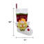 Angel Snowcap avec bas de Noël personnalisé