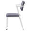 Chaise de bureau rembourrée à dossier ouvert-1605285083