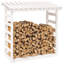 108cm W Solid Wood Log Rack-92590482