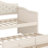 Elegant Sofa Bed Featuring Upholstered Button-Tufted Backrest and Hidden Trundle-750792858