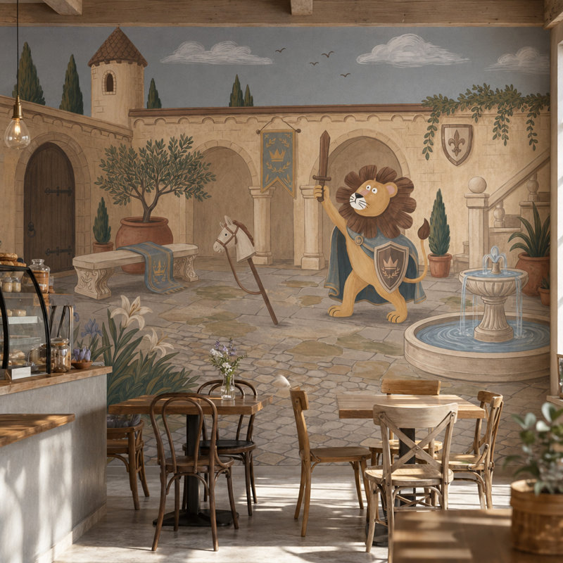 Papier peint mural mural amovible pour enfants, 120 po x 96 po, Peler et coller