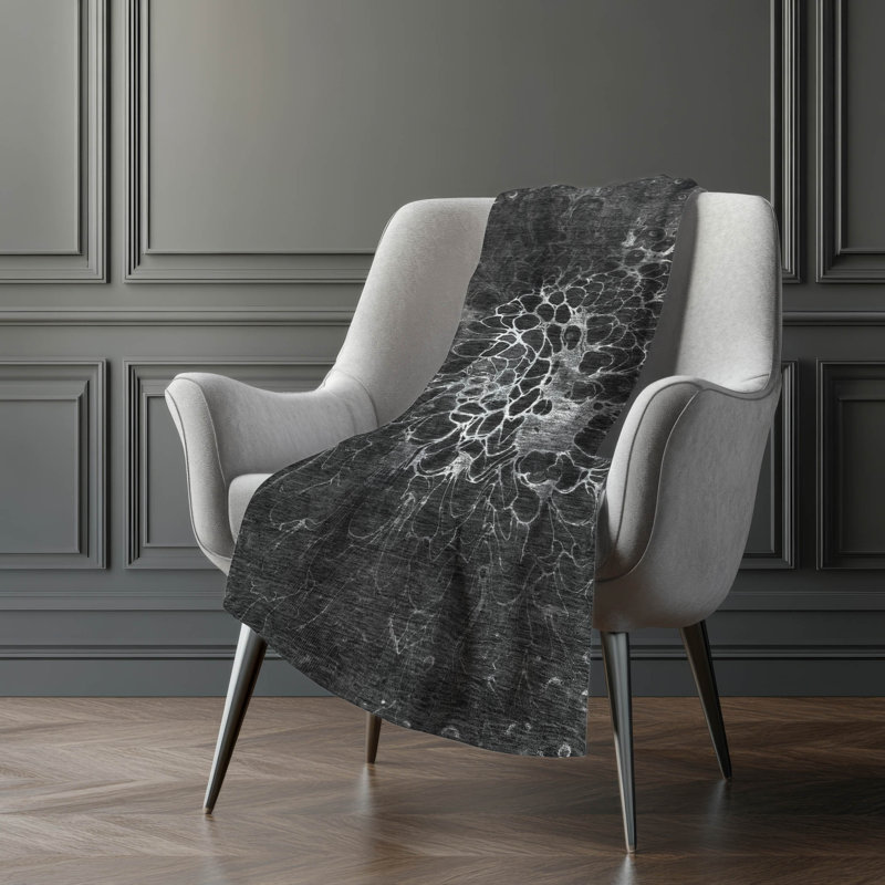 Jeté Sherpa ASB652 Addison, Gris anthracite
