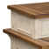  Hexham Console Table and 3 Upholstered Stools Set