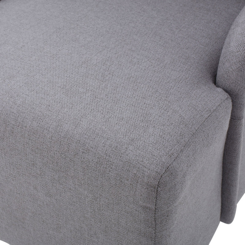 Aphton 19.5'' H Fabric Upholstered Side Chair, Light Gray