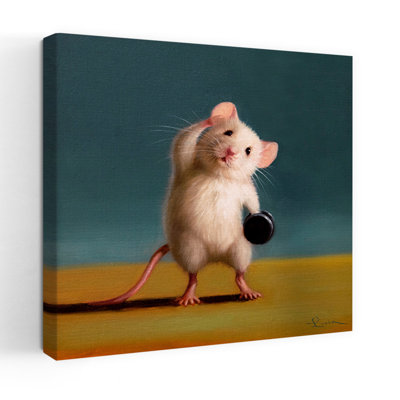 Gym Rat debout, art urbain contemporain