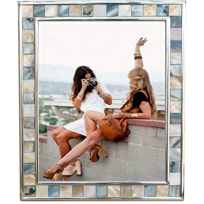 Cadre photo 8 x 10 po gris