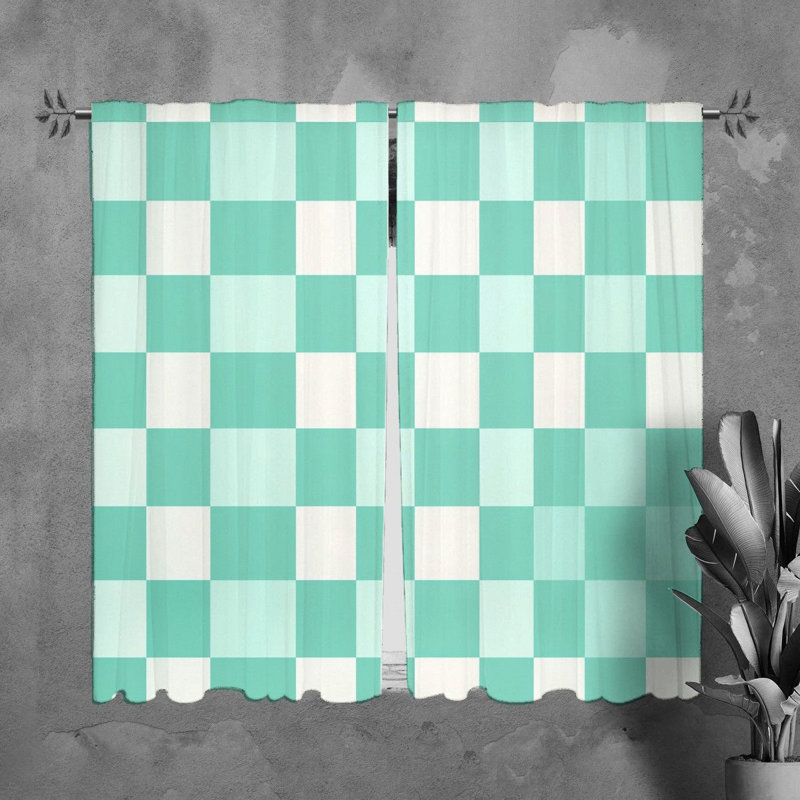 Paire de rideaux obscurcissant en polyester Brailynn, L 40 po x L 61 po