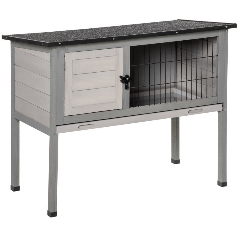 Cage à petits animaux avec rampe Thane, Brun
