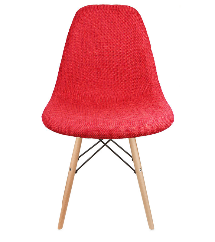 Chaise d'appoint de 46,99 cm de largeur, Rouge