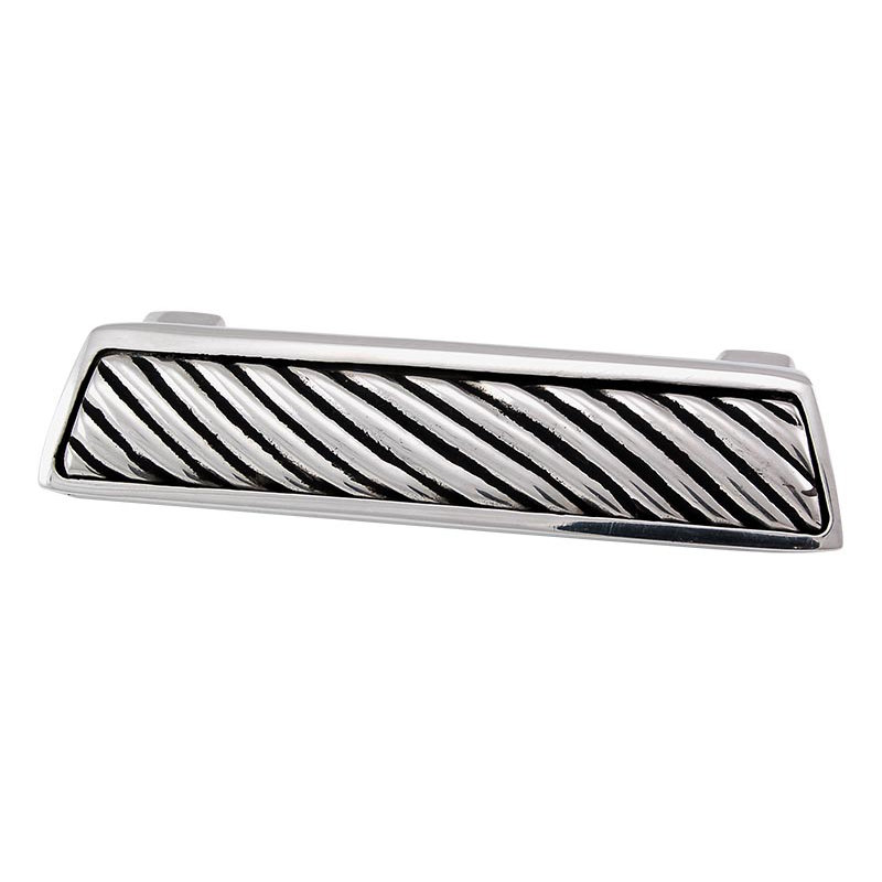 Sanzio Bar / Handle Pull, Antique Silver