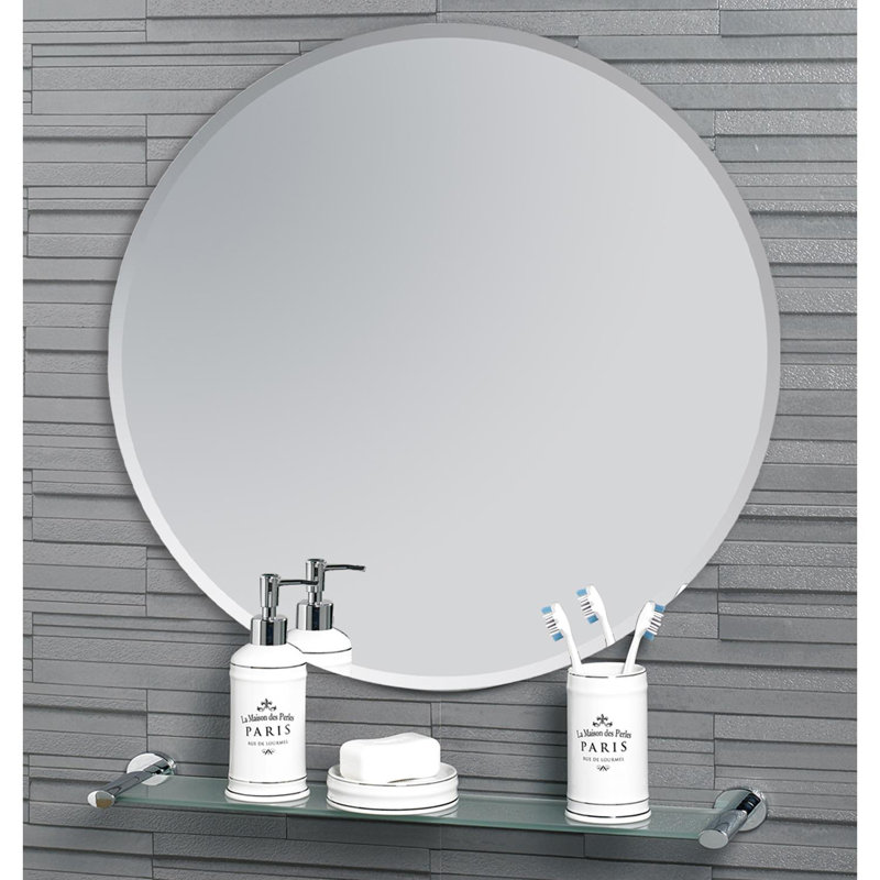 Janaye Round Mirror, 60cm H x 60cm W