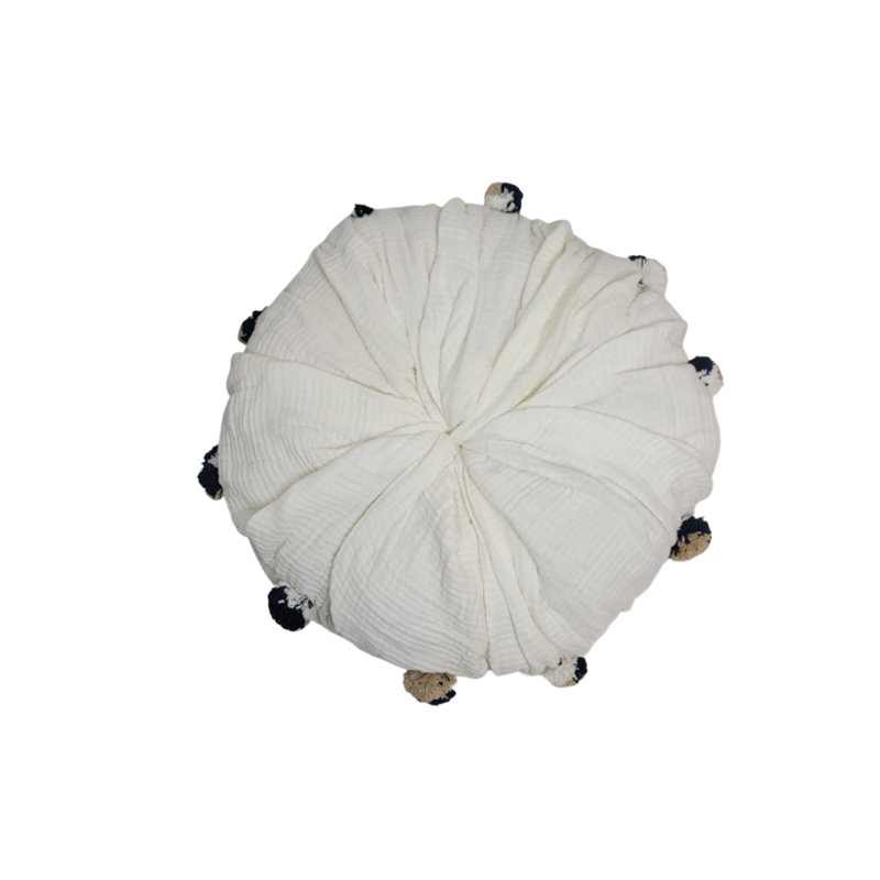 Oreiller rond Ls Romy Muslin