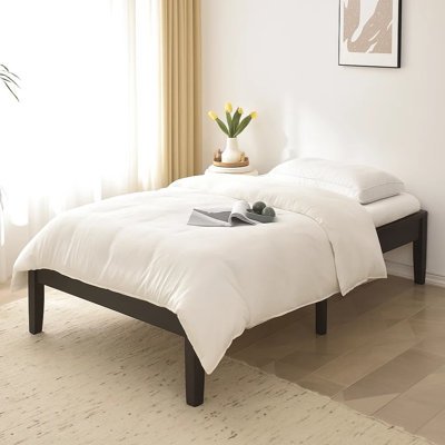 Solid Pine Wood Platform Bed Frame