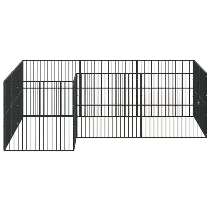 Stanaford 100cm H Galvanised Steel Exercise Pen