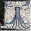Ensemble de rideau de douche Octopus + crochets-44245888