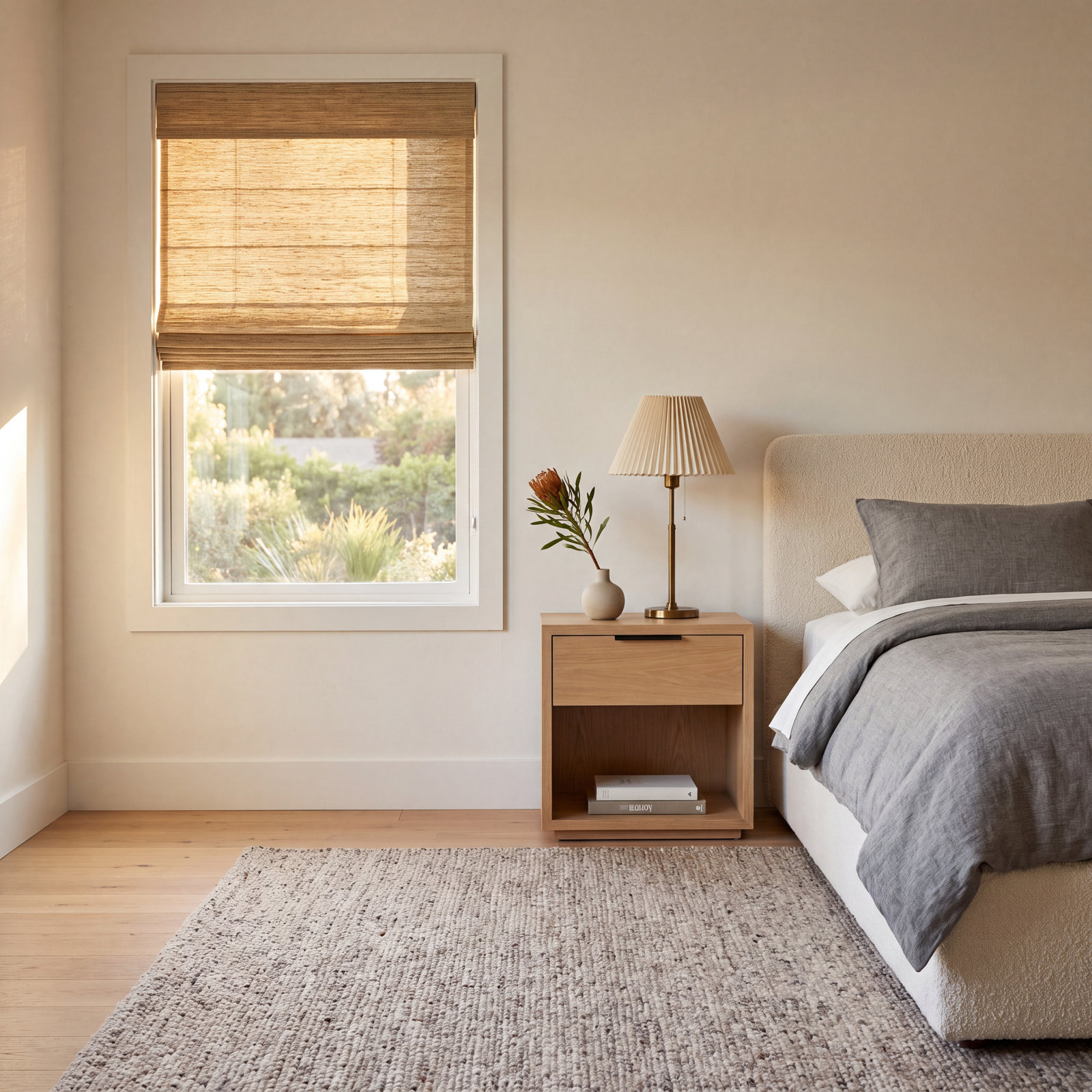 Haruki Sisal Wallpaper Roll, Sepia