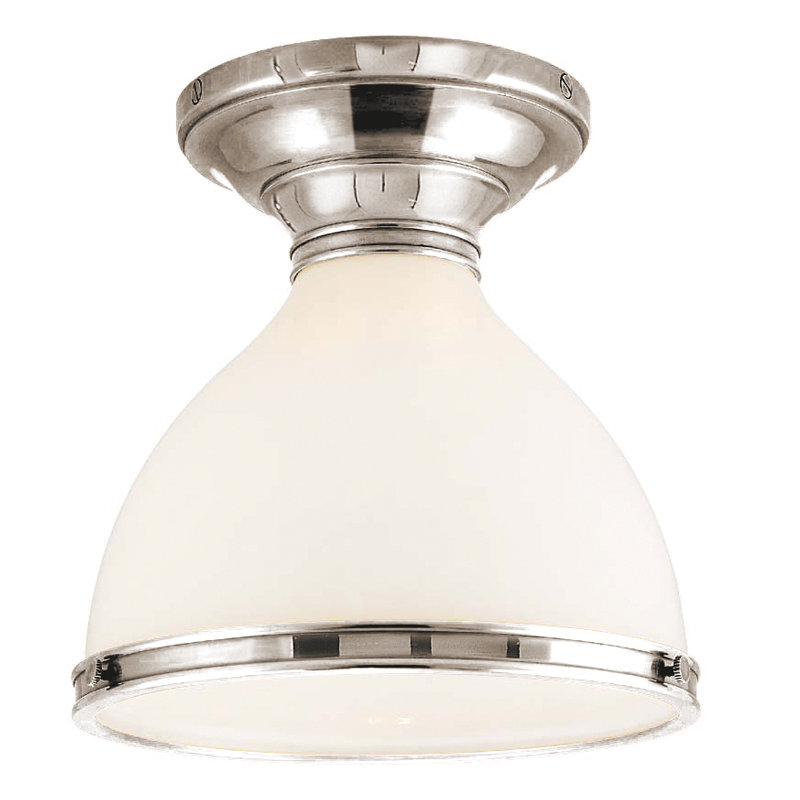 Randolph 1 - Light Flush Mount, Polished Nickel