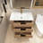 Leendert 30 " W Free Standing Wall Mounted Single Double Single Vanity Bathroom Vanity With Resin Top