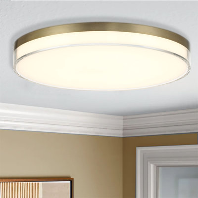 Camodeca Acrylic LED Flush Mount